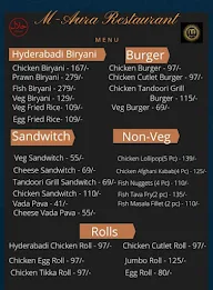 M-Aura Cafe Kitchen & More menu 3