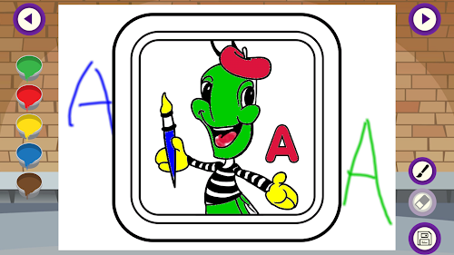 Android application ABC Coloring Book screenshort
