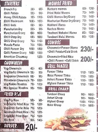 Dee's Chinese menu 1