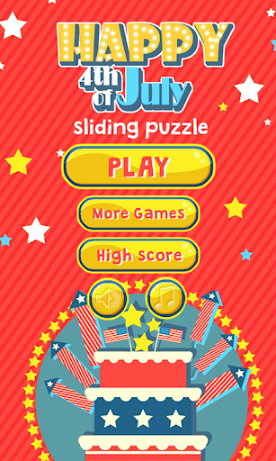 Happy 4th July Sliding Puzzle