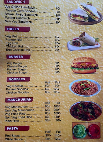 The Baithak Cafe menu 