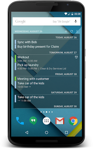 Calendar Widget