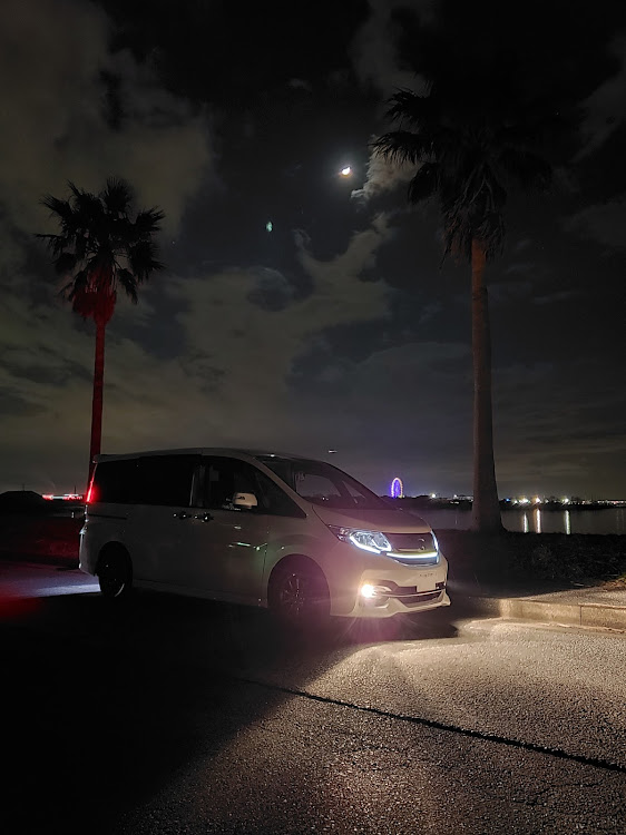 ステップワゴンスパーダのドライブ・愛車撮影・千葉フォルニア・千葉フォルニア(袖ヶ浦海浜公園)・映えスポットに関するカスタム事例の投稿画像5枚目
