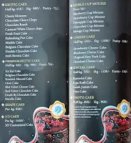 Cake Craft menu 1