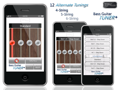 Bass Guitar Tuner Free