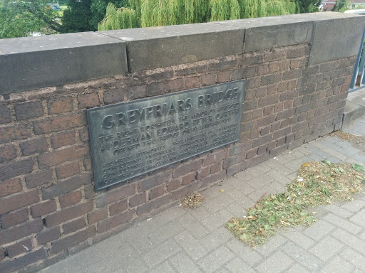 Grey Friars Bridge Plaque 