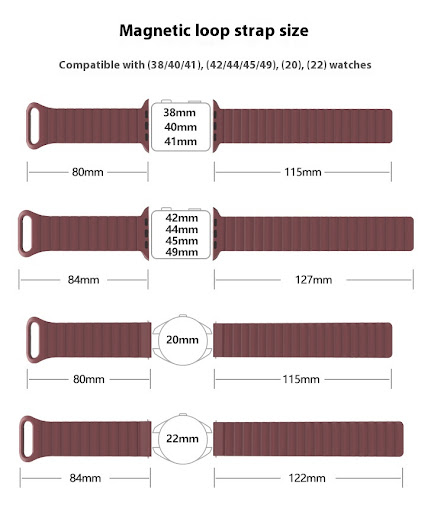 Title 1, Two-color Silicone Magnetic Back Ring Buckle Wa...