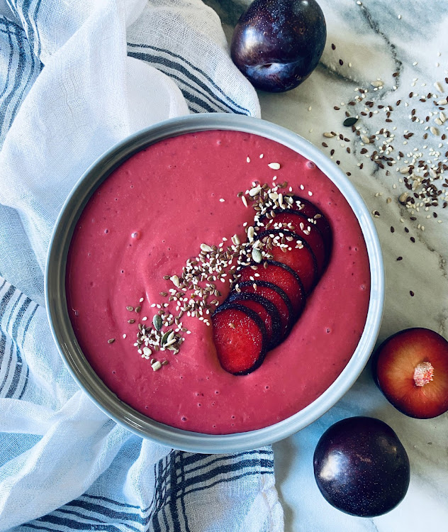 Zola Plum Smoothie Bowl.