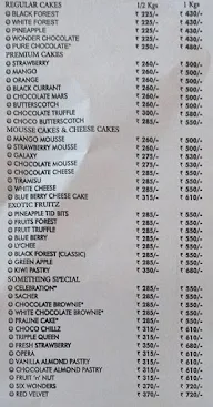 Amma's Pastries menu 1