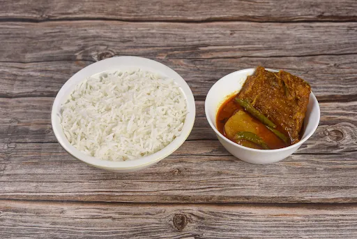 Rohu Fish And Rice