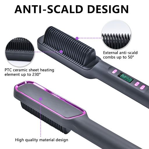 Title 2, Multifunctional Anti-Scald Negative Ion Straigh...