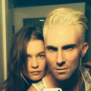 Adam Levine and Behati Prinsloo. File photo