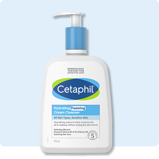 Cetaphil Hydrating Foaming Cream Cleanser là sữa rửa mặt kết hợp công dụng của aloe vera