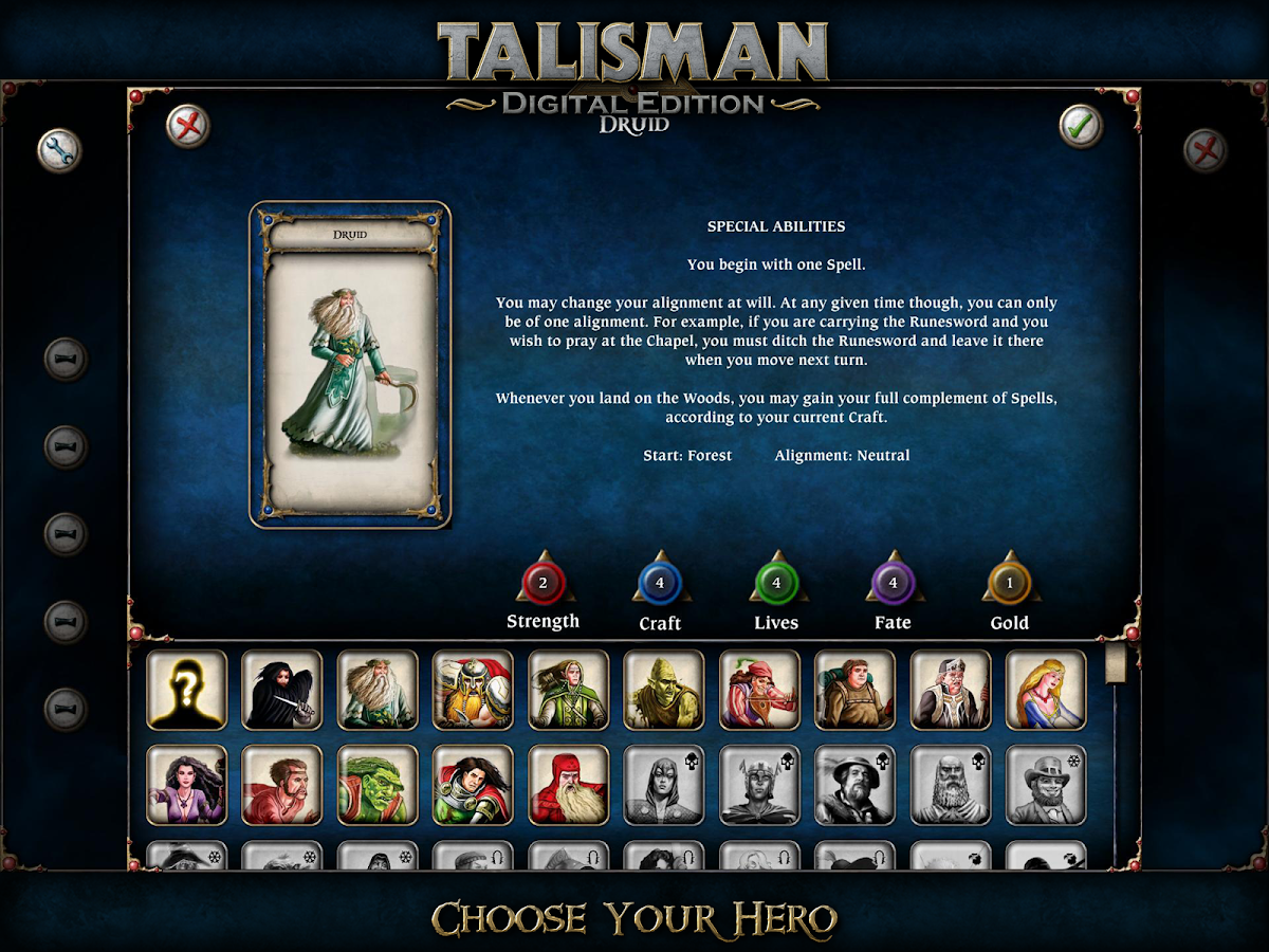   Talisman: captura de tela 