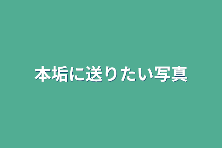 「本垢に送りたい写真」のメインビジュアル