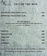 Asian Republic menu 1