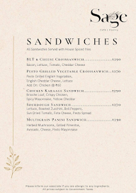 Sage Cafe menu 6