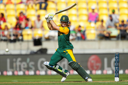 David Miller of South Africa bats during the 2015 ICC Cricket World Cup match between South Africa and the United Arab Emirates. Picture Credit: Getty Images