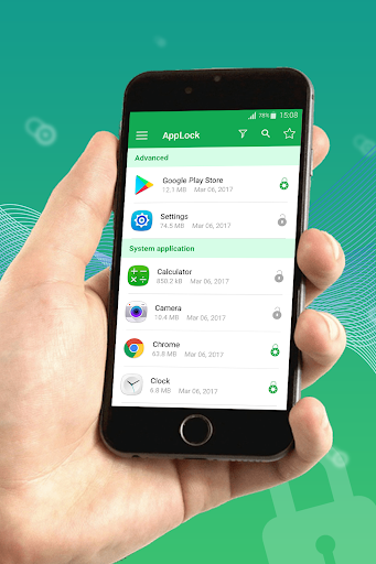 App lock - fingerprint password