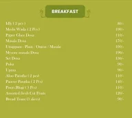 Patria Suites menu 1