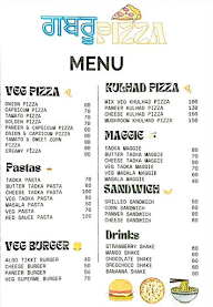 Gabru Pizza menu 1