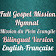 Full Gospel Hymnal Bilingual icon