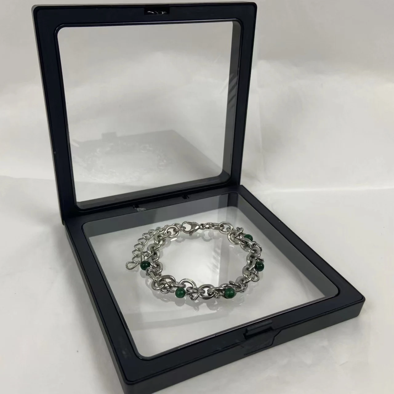 Title 6, Bracelet Ethnique Vert Incolore Perles Style Ur...