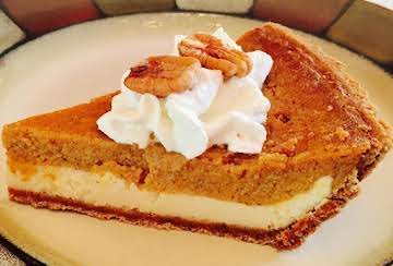 Pumpkin Cream  cheese Pie