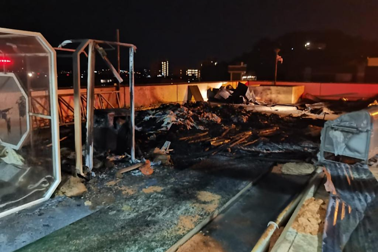 A fire broke out at the Steve Biko Academic Hospital in the early hours of Monday.