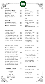 Cafe By The Lane menu 1