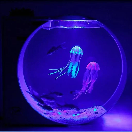 Aquarium mini jellyfish tank multi-functional filter oxygen small fish tank new ecological fish tank aquarium accessorie