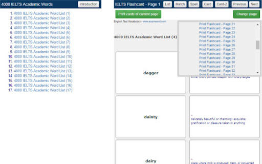 IELTS Academic Word List