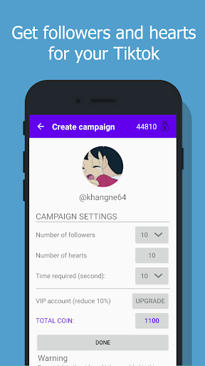 Tikfans - Get followers, likes for Tik profiles