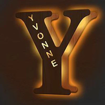 Gepersonaliseerde Letter Lamp Engelse Naam Verlichting Decoratie Uniek Cadeau Nachtlampje Sfeervolle Verlichting voor Thuis of Slaapkamer