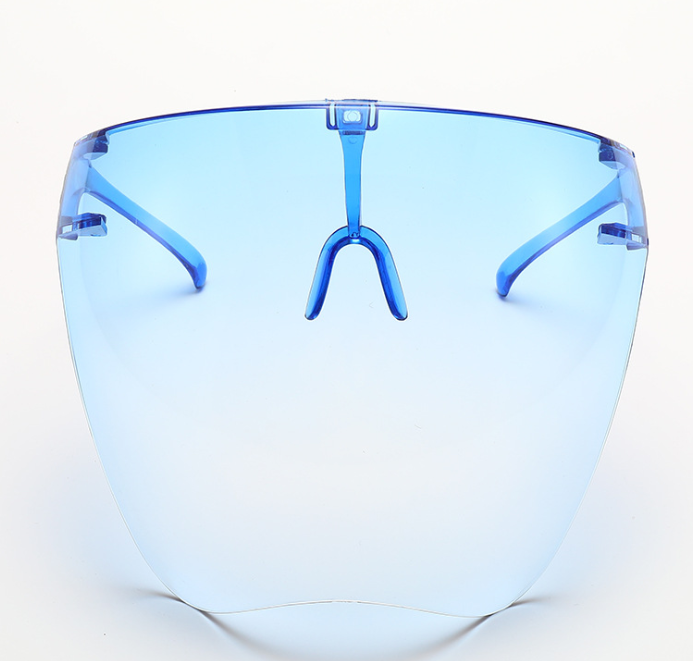 Op het hoofd gemonteerde transparante beschermhoes, spatwaterdicht masker