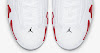 air jordan 14 white varsity red black