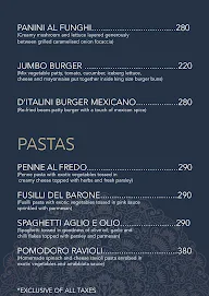 D'Italini- Veg Gourmet Kitchen menu 1