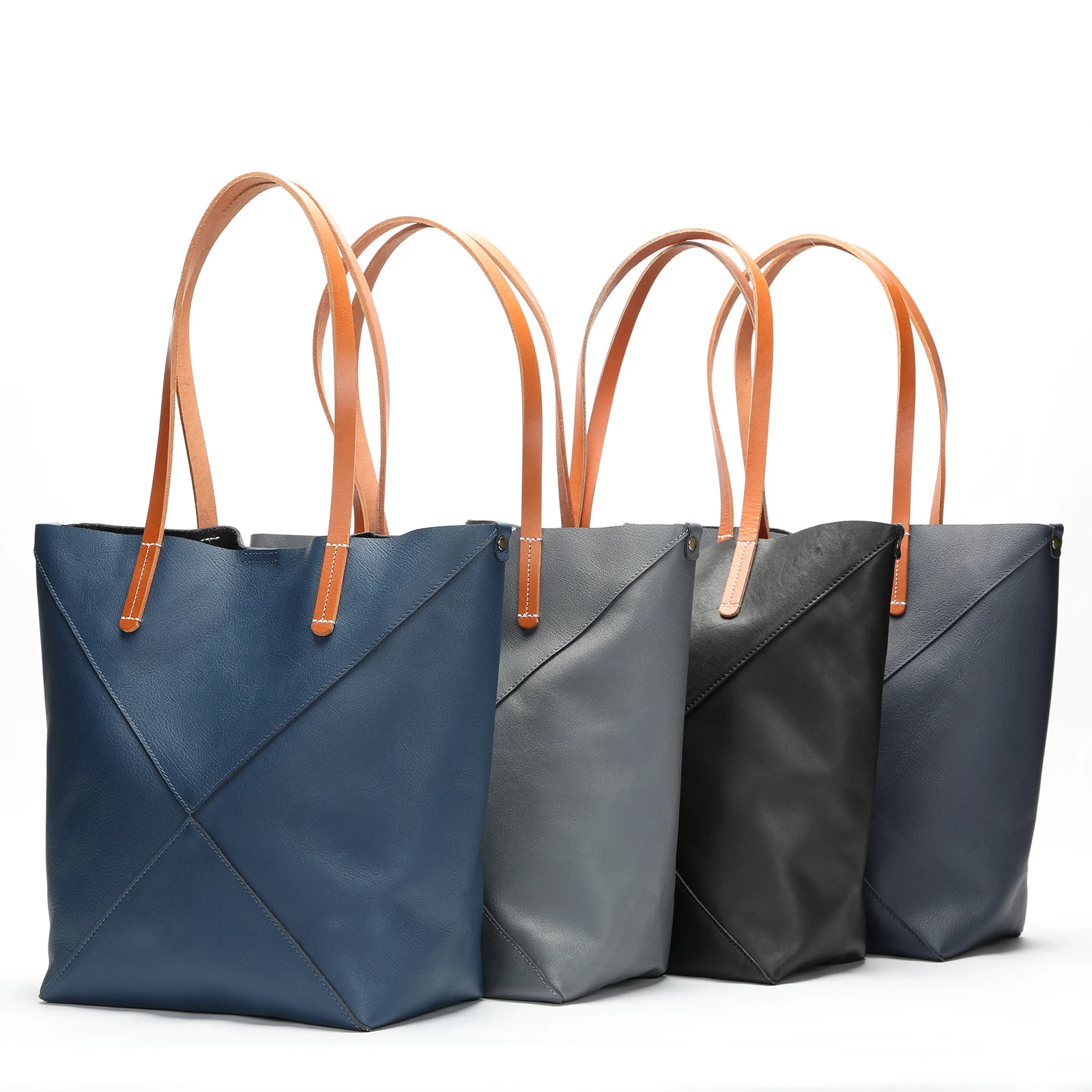 Title 9, Handgefertigte Damen-Ledertasche, echtes Leder,...