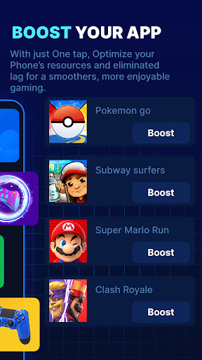 Screenshot Blazing Game Booster