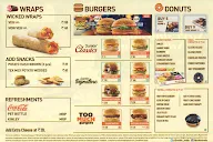 Dunkin' menu 1