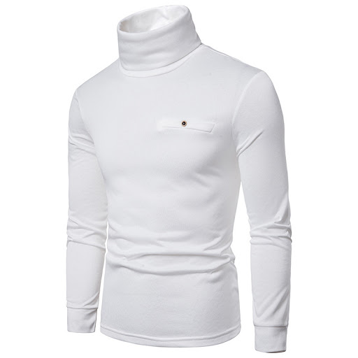 Title 3, Velvet high neck long sleeve T-shirt bottoming ...