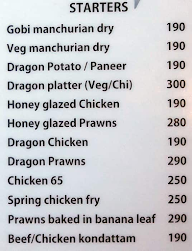 The Chapati Company menu 1