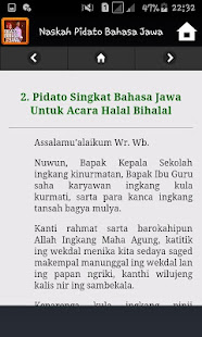 Contoh Pidato Bahasa Jawa Singkat Tentang Kebersihan Pigura