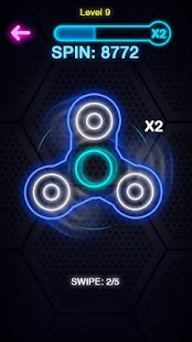 Fidget Spinner Neon 1.1 APK + Мод (Unlimited money) за Android