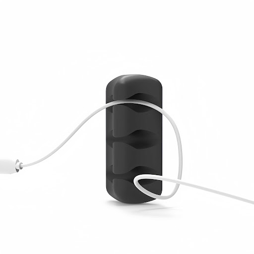 Title 7, Small and simple data cable storage desktop cor...