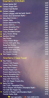 Shaolin menu 6