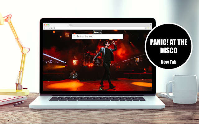 Panic! at the Disco New Tab Theme