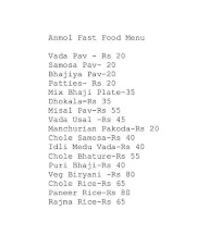 Alankar Fast Food menu 1