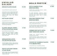 Unsalad menu 1