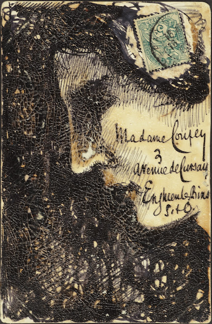 <p>
	<strong>To Madame Coupey (Enghien)</strong><br />
	Portrait of Kate<br />
	Ink on card<br />
	5 ½ x 3 ½ inches<br />
	1906</p>
<p>
	Collection Annik Coupey-Smith, Eastbourne UK<br />
	Set 7A.5 </p>
